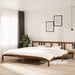 Sengeramme honningbrun heltre 200x200 cm