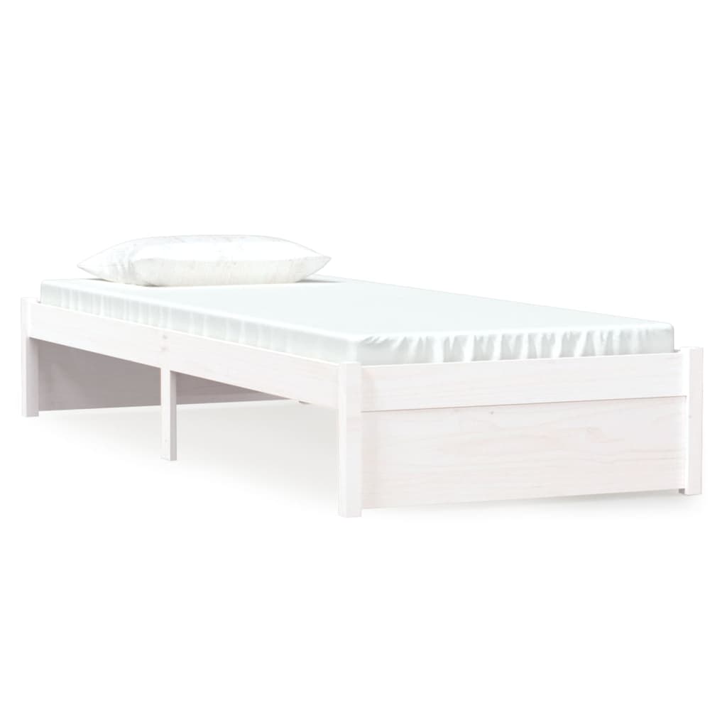Sengeramme hvit heltre 75x190 cm Small Single