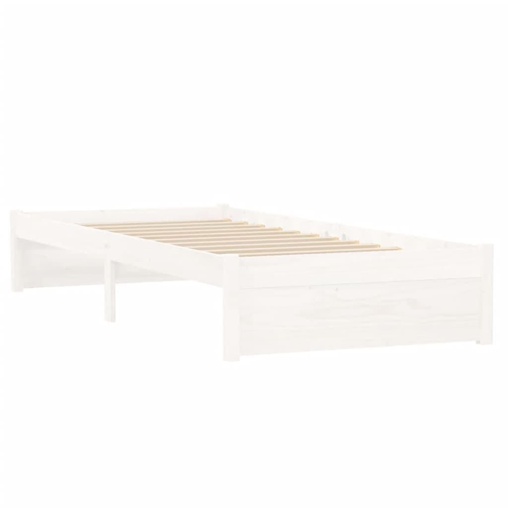 Sengeramme hvit heltre 75x190 cm Small Single