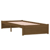Sengeramme honningbrun heltre 75x190 cm Small Single
