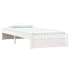 Sengeramme hvit heltre 90x190 cm Single