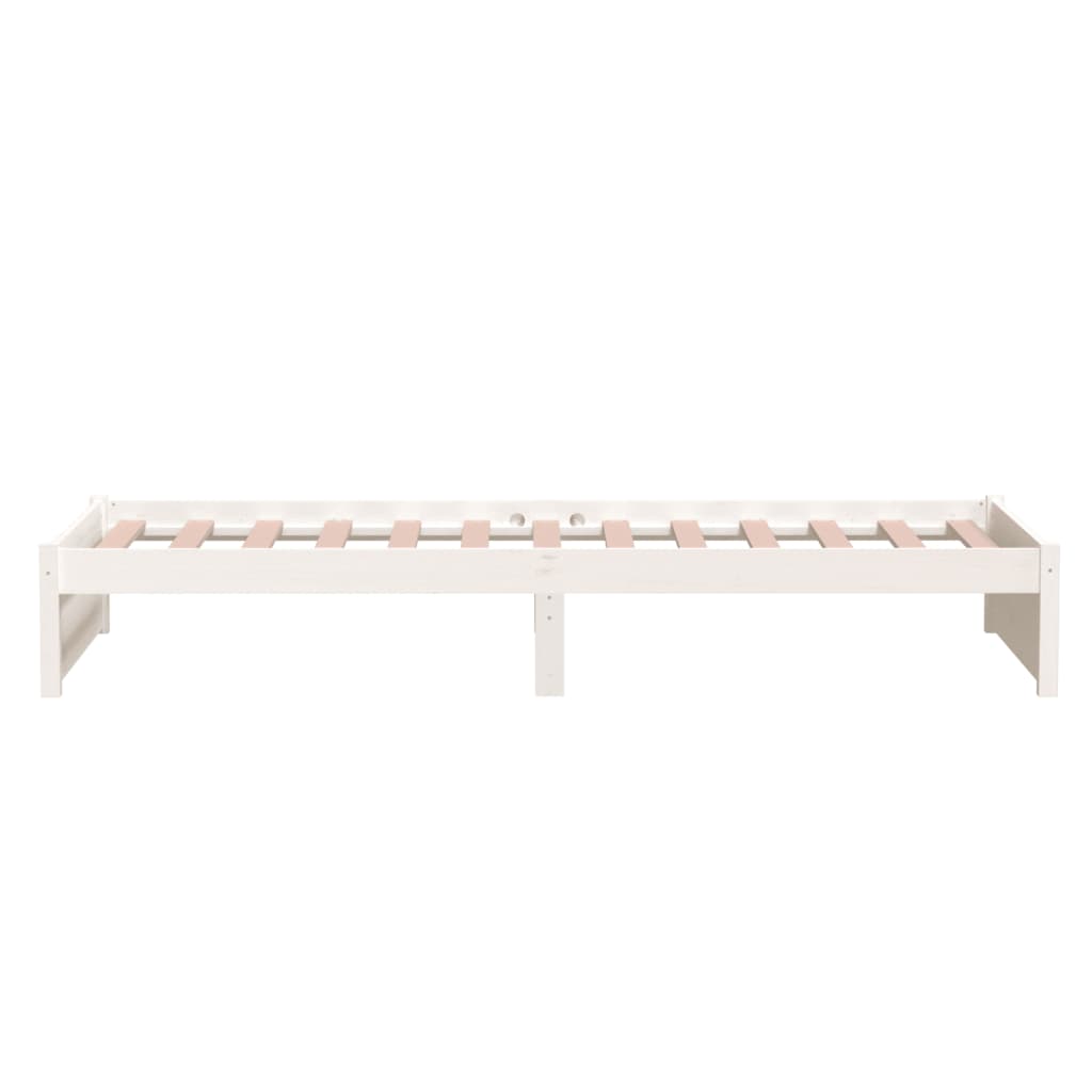 Sengeramme hvit heltre 90x190 cm Single