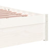 Sengeramme hvit heltre 90x190 cm Single