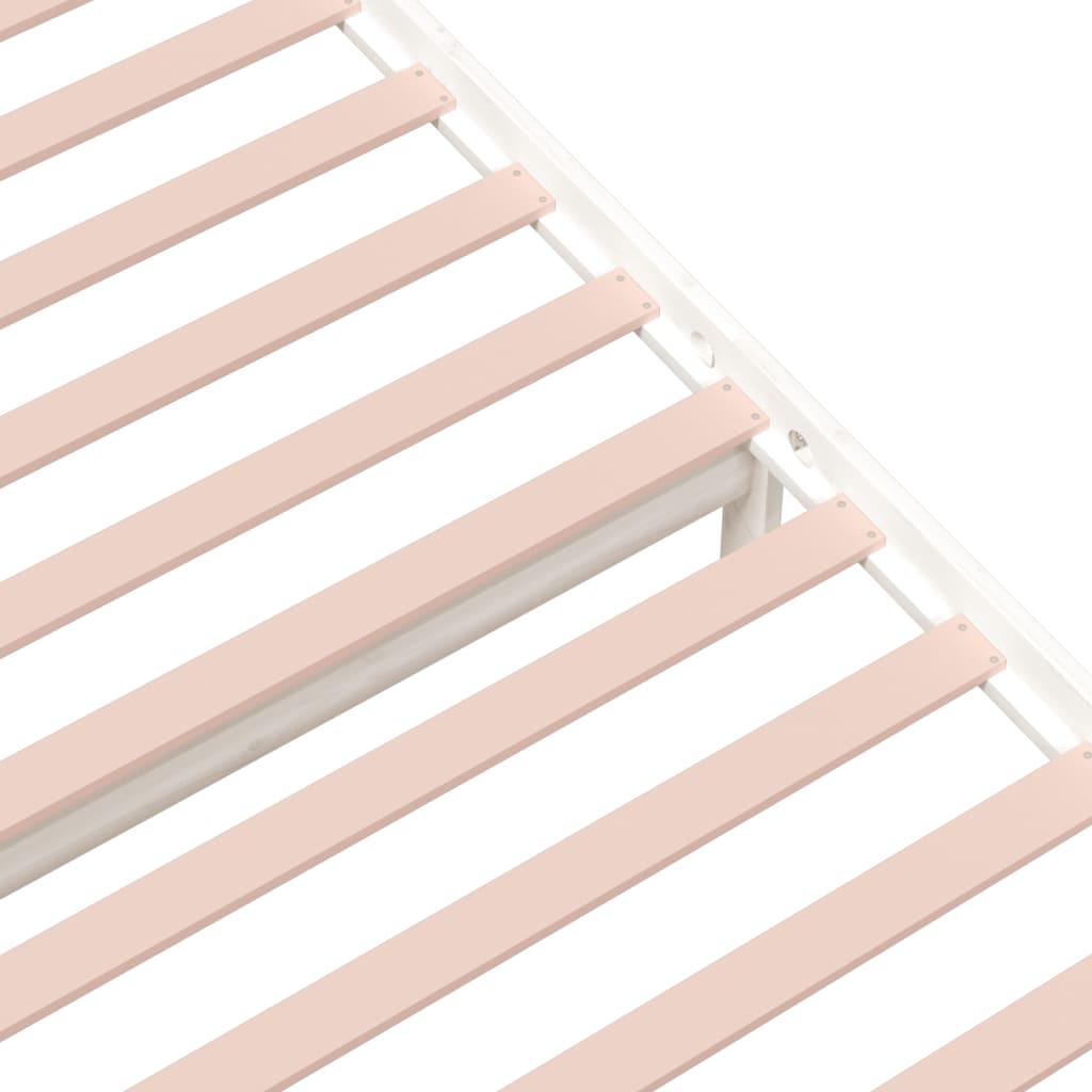Sengeramme hvit heltre 90x190 cm Single