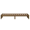 Sengeramme honningbrun heltre 90x190 cm Single