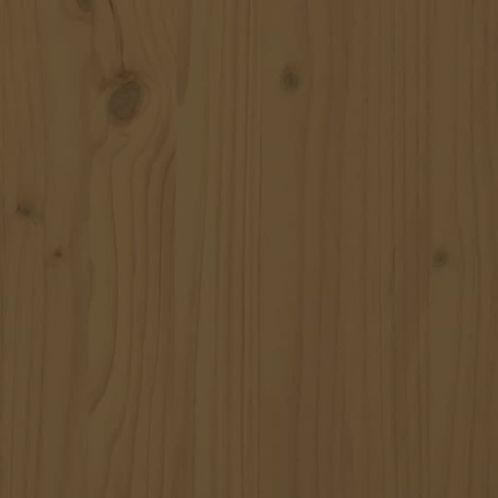 Sengeramme honningbrun heltre 90x190 cm Single