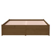 Sengeramme honningbrun heltre 120x190 cm Small Double