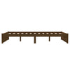 Sengeramme honningbrun heltre 120x190 cm Small Double
