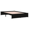 Sengeramme svart heltre 120x190 cm Small Double