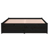 Sengeramme svart heltre 120x190 cm Small Double