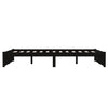 Sengeramme svart heltre 120x190 cm Small Double