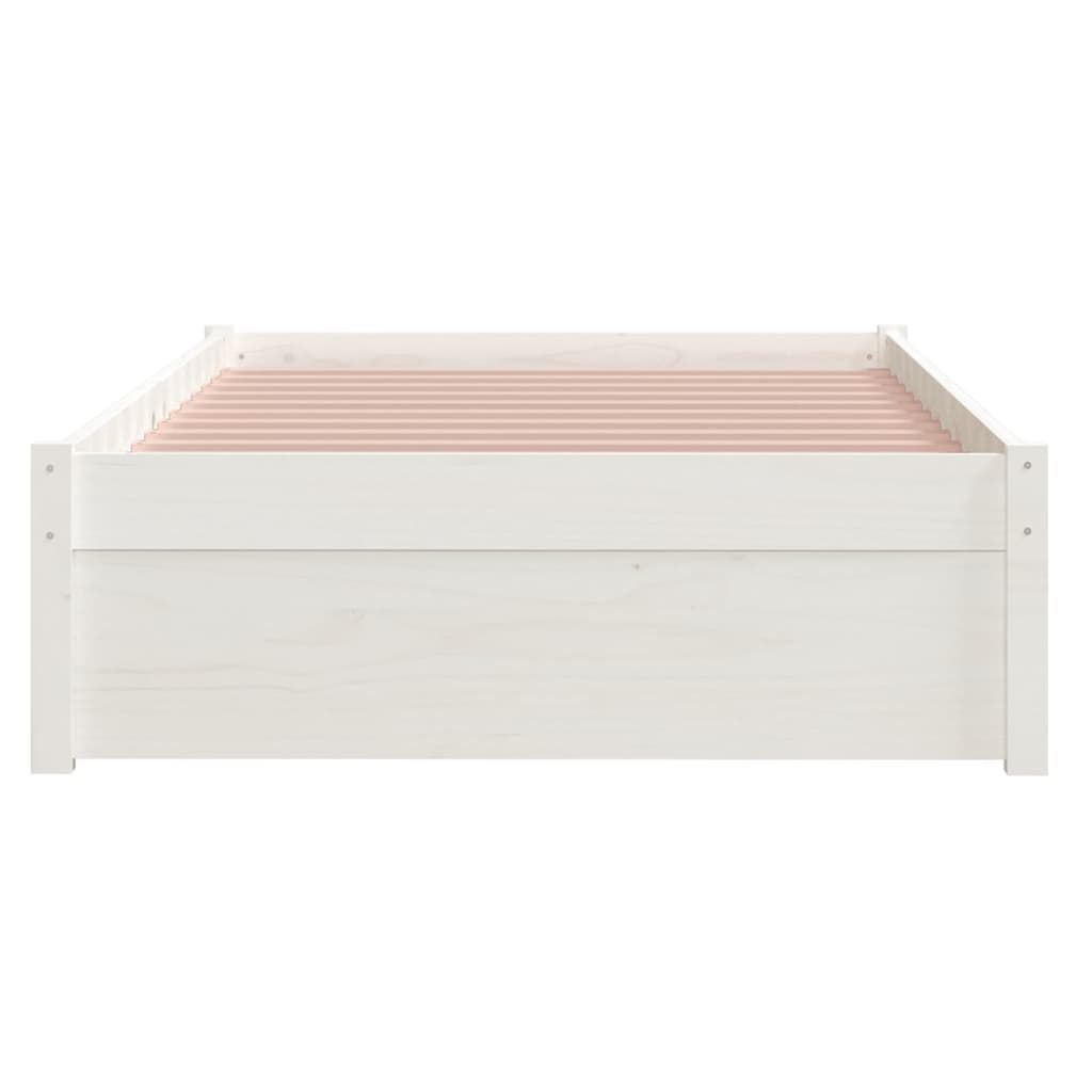 Sengeramme hvit heltre 90x200 cm