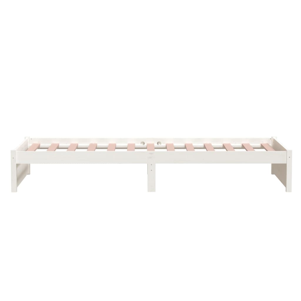 Sengeramme hvit heltre 90x200 cm