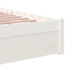 Sengeramme hvit heltre 90x200 cm