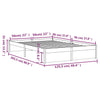 Sengeramme heltre 120x200 cm