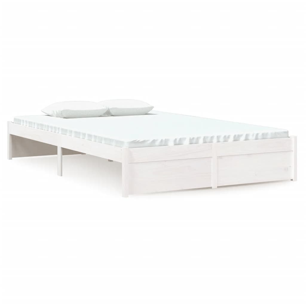 Sengeramme hvit heltre 120x200 cm