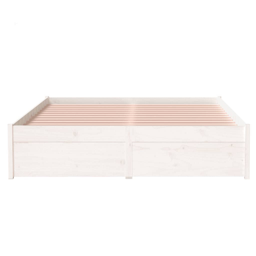 Sengeramme hvit heltre 120x200 cm