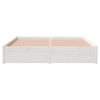 Sengeramme hvit heltre 150x200 cm King Size