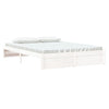 Sengeramme hvit heltre 160x200 cm