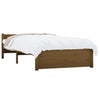 Sengeramme honningbrun heltre 75x190 cm Small Single