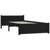 Sengeramme svart heltre 75x190 cm Small Single