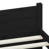 Sengeramme svart heltre 75x190 cm Small Single