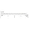 Sengeramme hvit heltre 200x200 cm