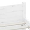 Sengeramme hvit heltre 200x200 cm