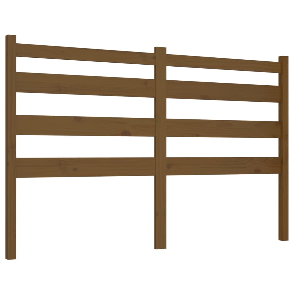 Sengegavl honningbrun 126x4x100 cm heltre furu
