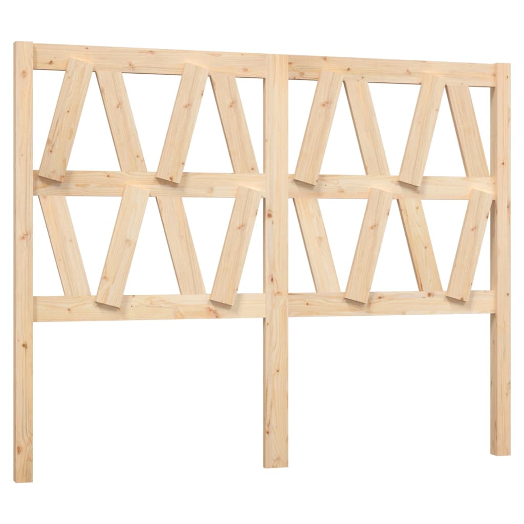 Sengegavl 141x4x100 cm heltre furu