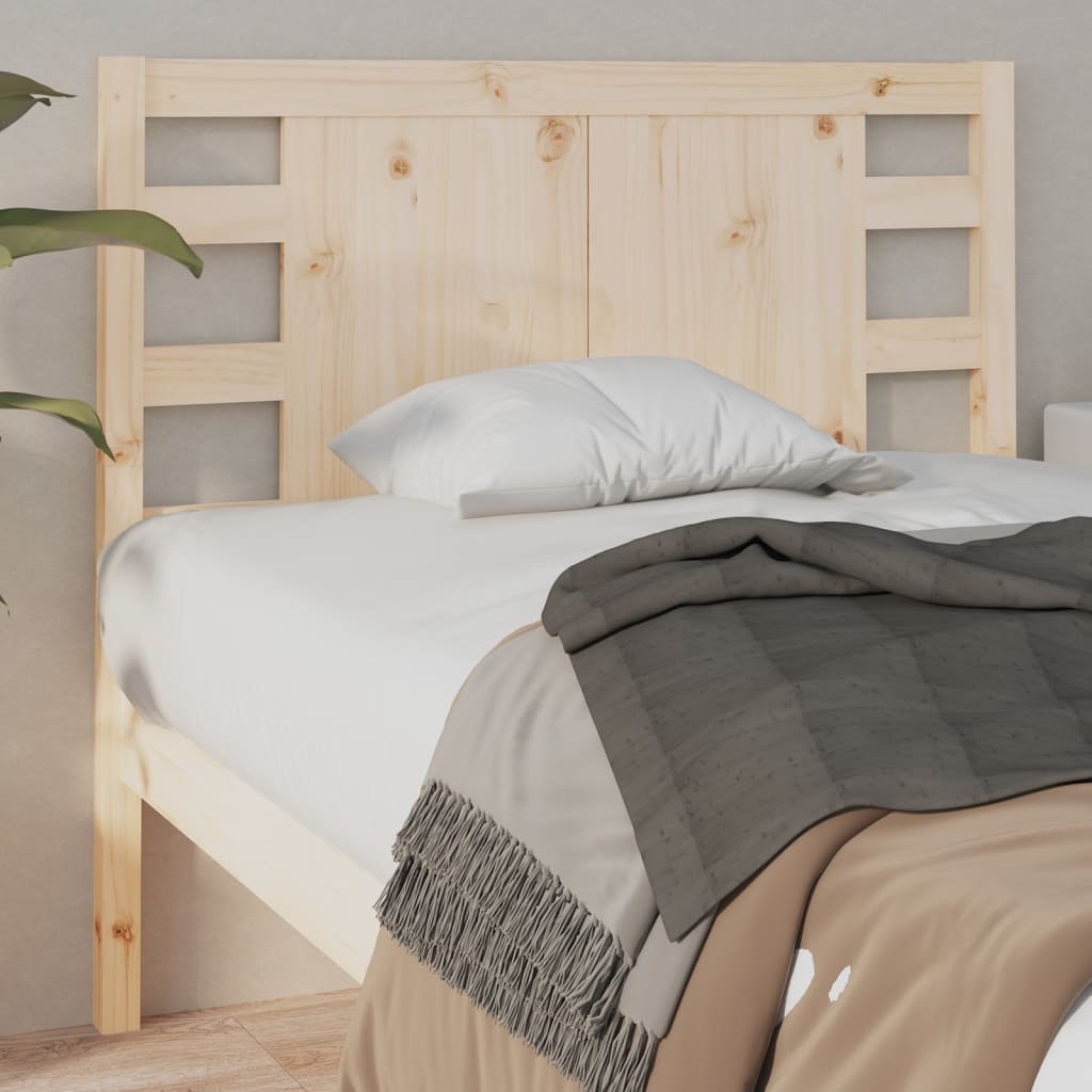 Sengegavl 96x4x100 cm heltre furu