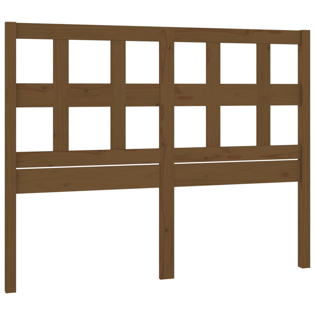 Sengegavl honningbrun 125,5x4x100 cm heltre furu