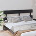 Sengegavl svart 204x3x81 cm heltre furu