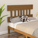 Sengegavl honningbrun 138,5x3x81 cm heltre furu