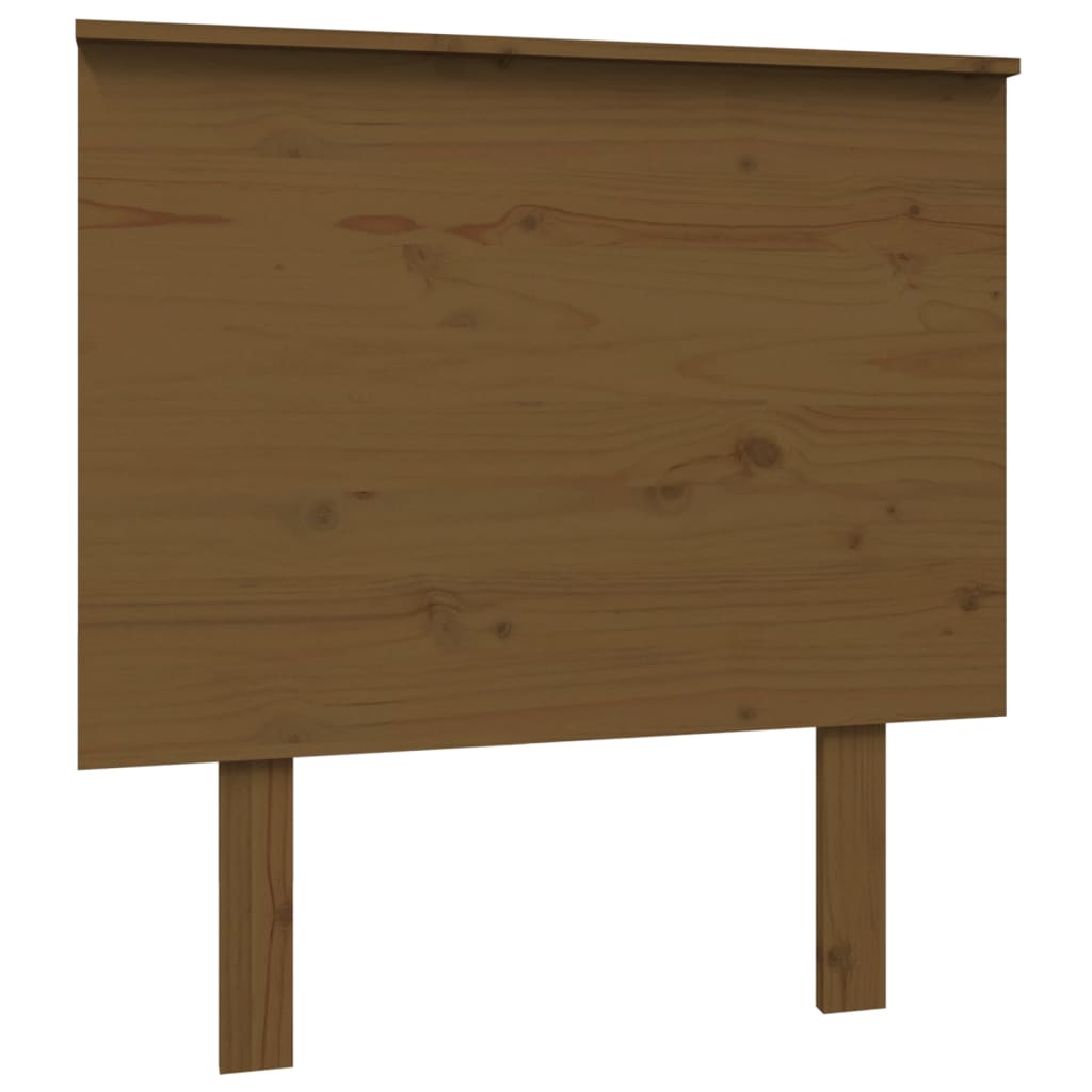 Sengegavl honningbrun 79x6x82,5 cm heltre furu