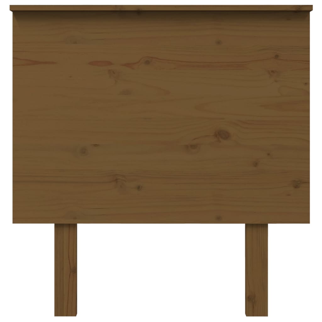 Sengegavl honningbrun 79x6x82,5 cm heltre furu