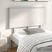 Sengegavl hvit 124x6x82,5 cm heltre furu