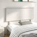 Sengegavl hvit 144x6x82,5 cm heltre furu