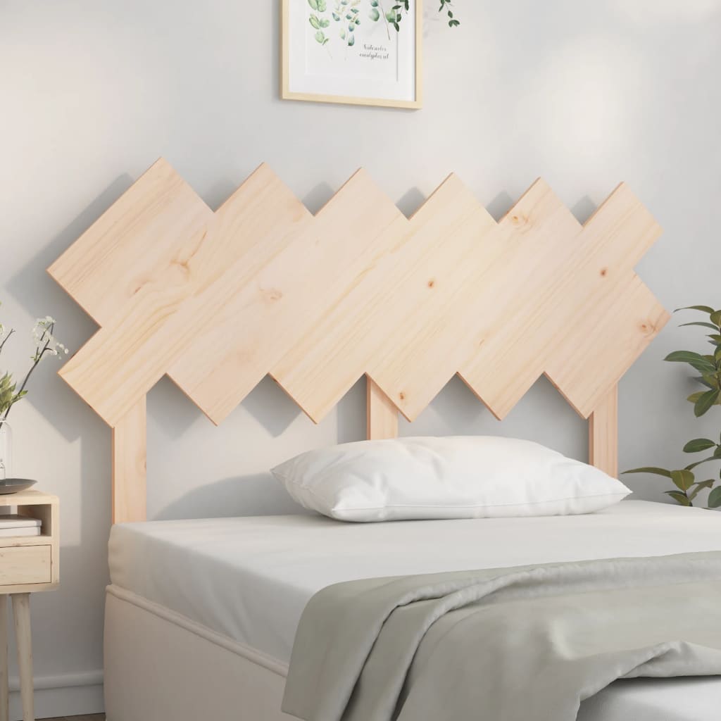 Sengegavl 132x3x81 cm heltre furu
