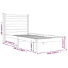 Sengeramme heltre furu 100x200 cm