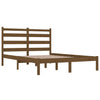 Sengeramme honningbrun heltre furu 200x200 cm