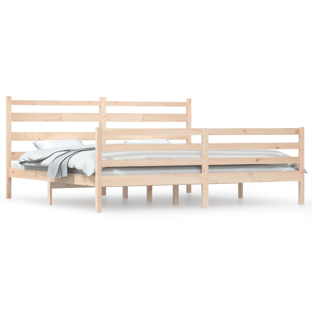 Sengeramme heltre furu 200x200 cm