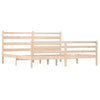 Sengeramme heltre furu 200x200 cm
