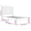 Sengeramme heltre furu 100x200 cm
