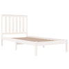 Sengeramme hvit heltre furu 75x190 cm Small Single