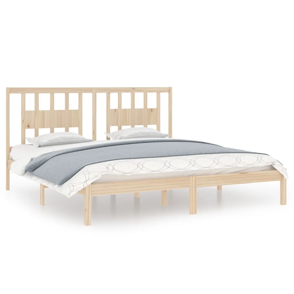 Sengeramme heltre furu 200x200 cm