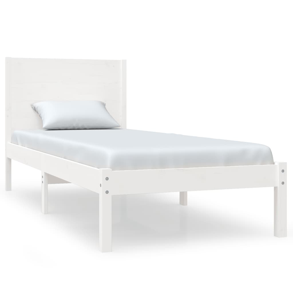 Sengeramme hvit heltre 75x190 cm Small Single
