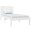Sengeramme hvit heltre 75x190 cm Small Single