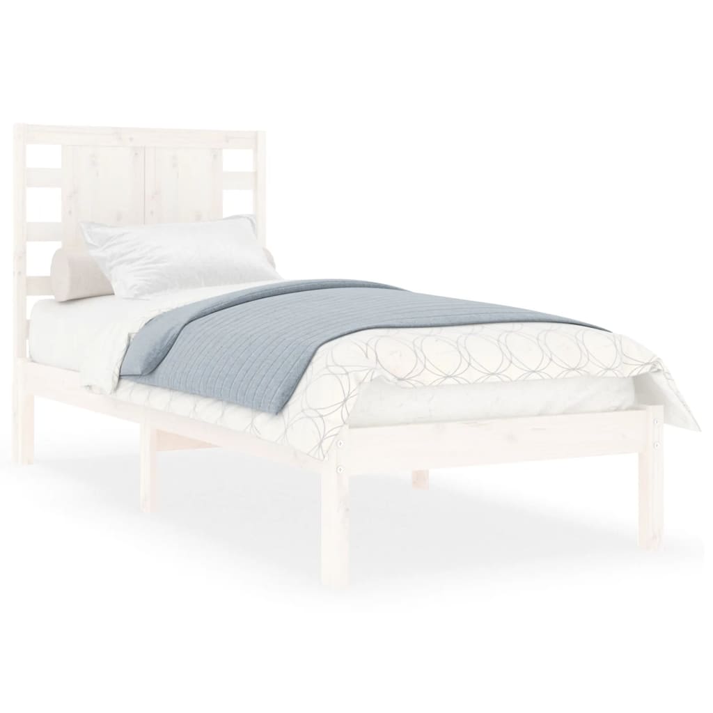 Sengeramme hvit heltre 75x190 cm Small Single