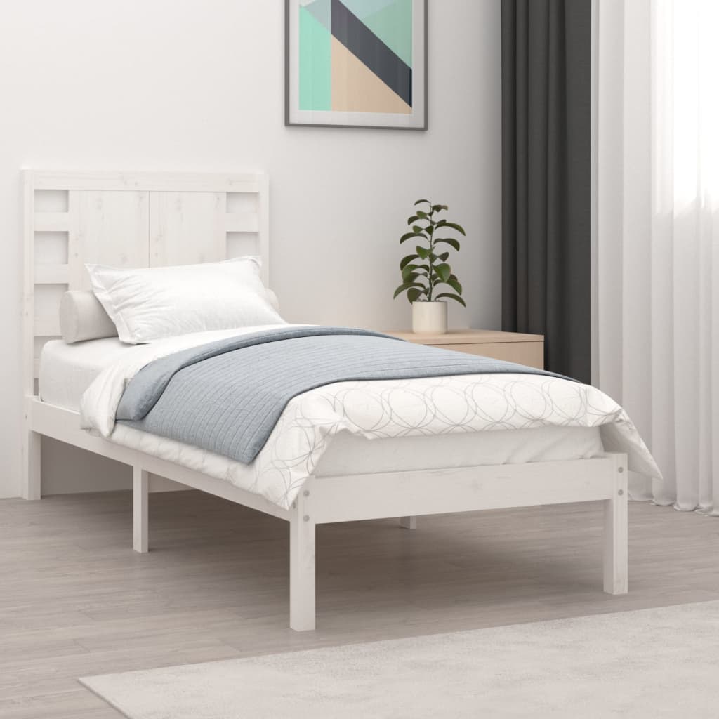Sengeramme hvit heltre 75x190 cm Small Single